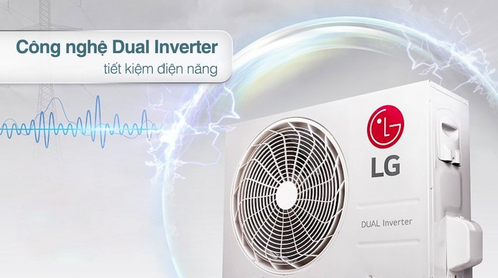 Điều hòa LG inverter 1 chiều 12000Btu V13.APFP.ATWGEVH