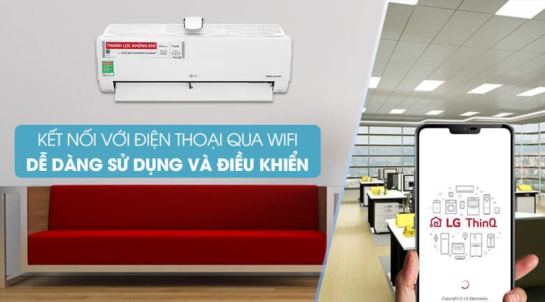 Điều hòa LG inverter 1 chiều 12000Btu V13APFUV.ATWGEVH