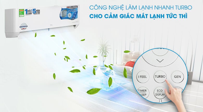 Điều hòa TCL 1 chiều inverter 13000Btu TAC-13CSD/TPG21