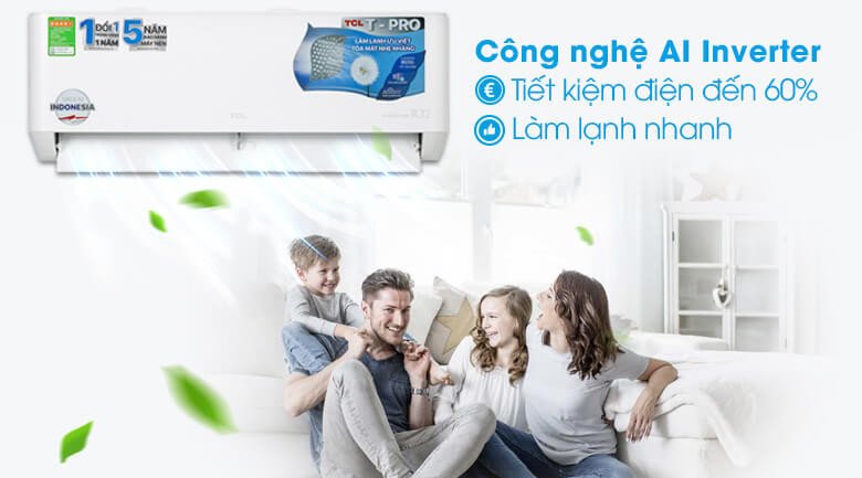 Điều hòa TCL 1 chiều inverter 13000Btu TAC-13CSD/TPG21