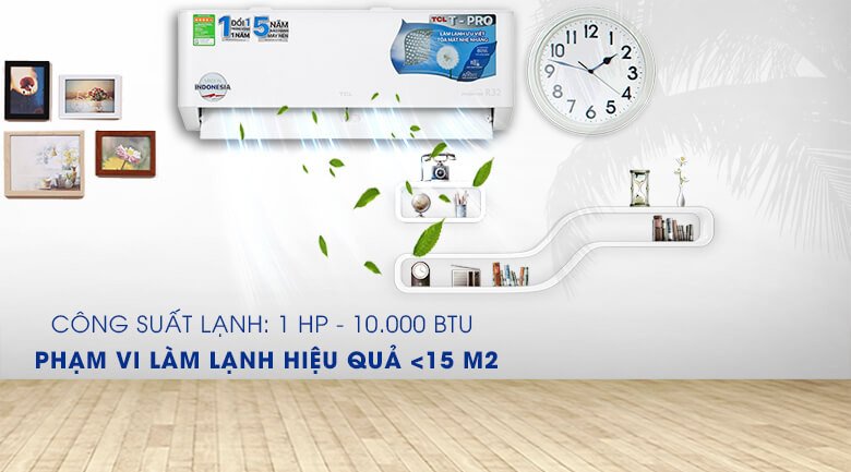 Điều hòa TCL 1 chiều inverter 9000Btu TAC-10CSD/TPG21