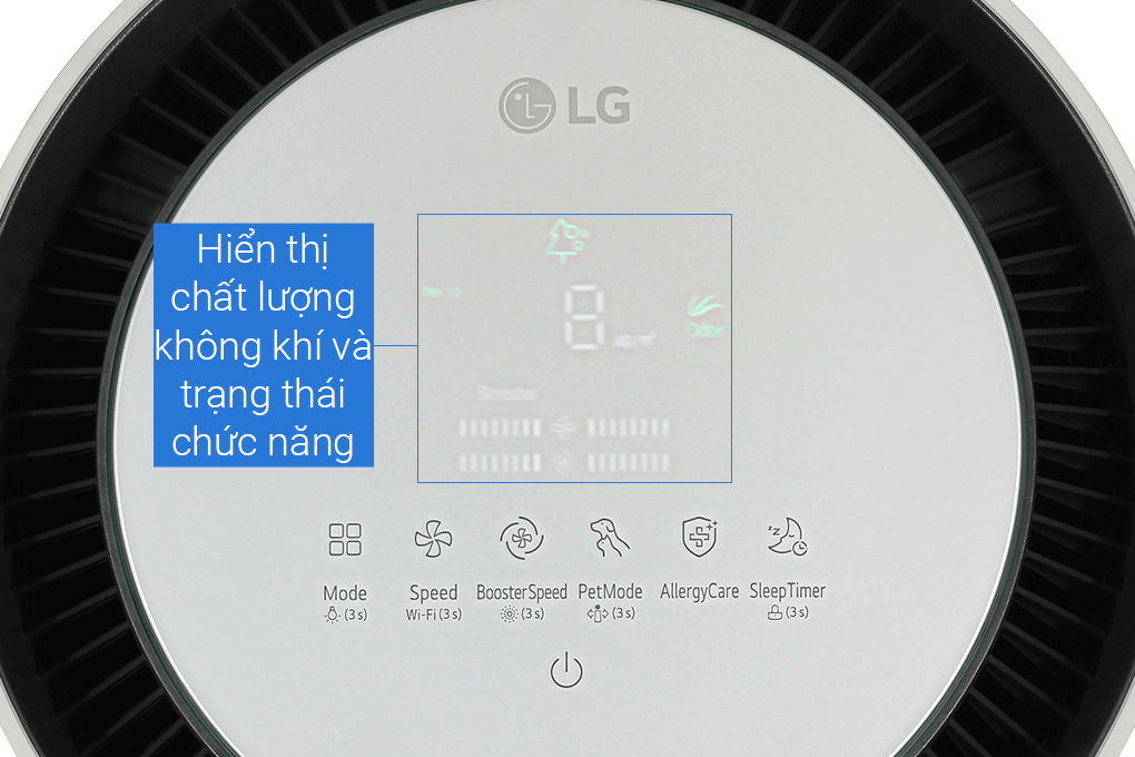 Máy lọc không khí LG PuriCare 2 tầng 360 độ Alpha PET AS10GDBY0.ABAE