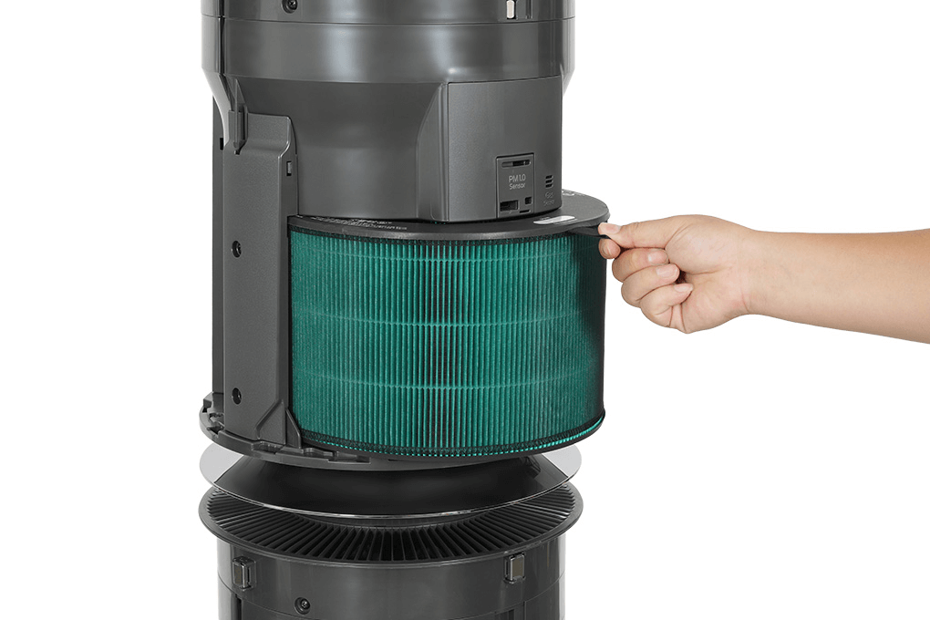 Máy lọc không khí LG PuriCare 2 tầng 360 độ Alpha PET AS10GDBY0.ABAE