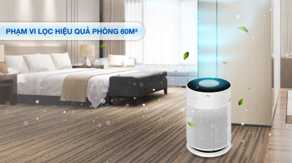 Máy lọc không khí LG PuriCare 360 độ HIT AS60GHWG0