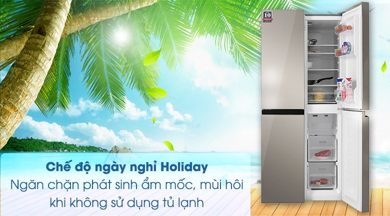 Tủ lạnh Sharp Inverter SJ-FXP480VG-CH (Dung tích 401 lít, 4 cánh)